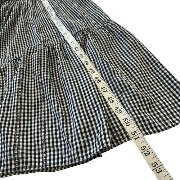 Max Studio Black Gingham Ruffle Tiered Maxi Dress, S - Picture 9 of 11